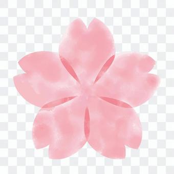 Sakura watercolor icon / frame 1 Sakura watercolor icon / frame 1