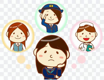 Sailor uniform (think about the future) "blue" Sailor uniform (think about the future) "blue"