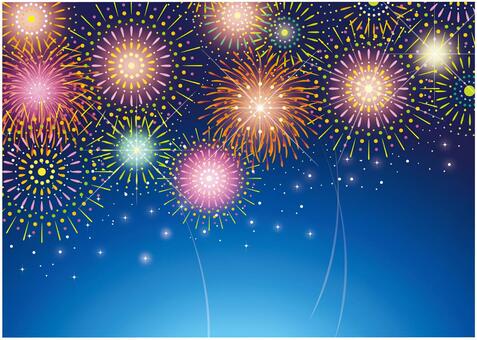 Fireworks background Fireworks background