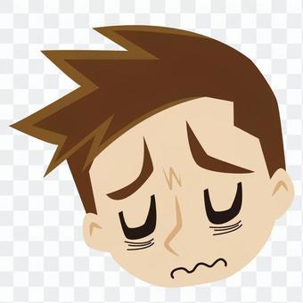 Worrying face Worrying face