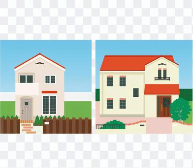 House with background House with background
