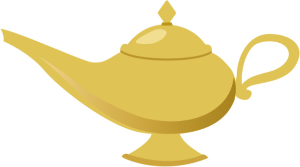 Download Free Vectors Cliparts Images Of Aladdin And Magical Lamp Illustac