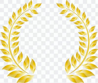 Free illustrations Free material Mon laurel golden frame Free illustrations Free material Mon laurel golden frame