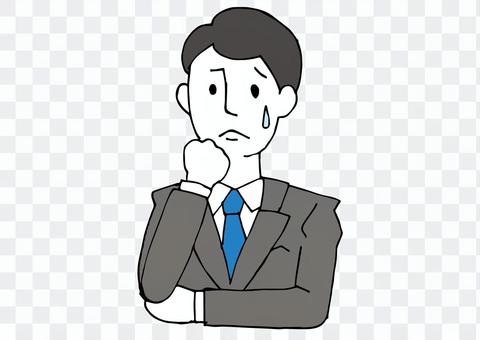 Office worker in trouble Office worker in trouble