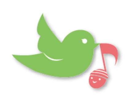 Birds and musical notes Birds and musical notes