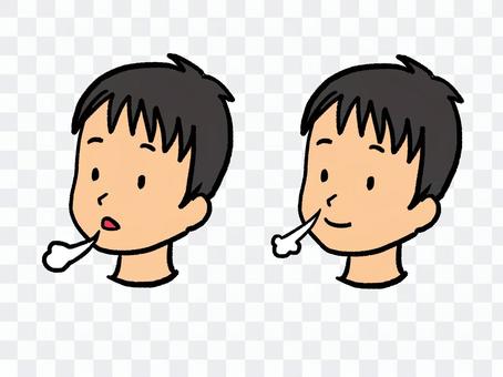 Mouth breathing and nasal breathing Mouth breathing and nasal breathing