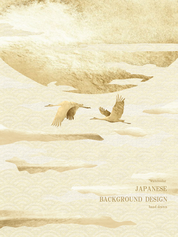 New Year's card Qinghai wave Japan background 37 New Year's card Qinghai wave Japan background 37
