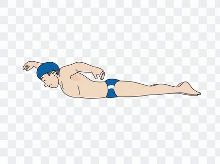 Butterfly boys swimmer Butterfly boys swimmer