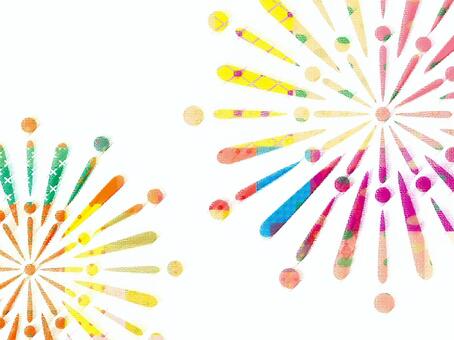 Pastel-made fireworks Pastel-made fireworks