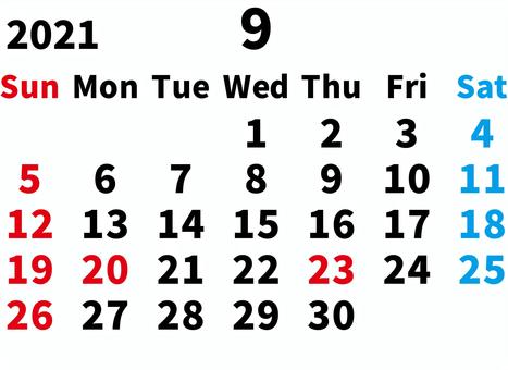 21カレンダー9月 曜日英語 Free Download Illustac 21カレンダー9月 曜日英語 Free Download Illustac
