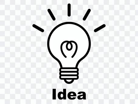 Light bulb electricity idea monochrome Light bulb electricity idea monochrome