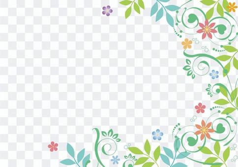 Vines and flower decoration Vines and flower decoration