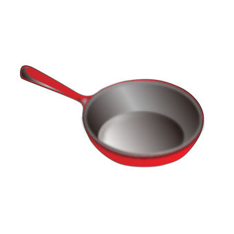 Frying pan (red) Frying pan (red)