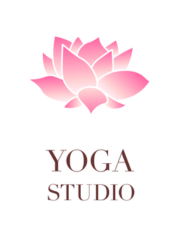 Yoga studio logo, signboard image Yoga studio logo, signboard image