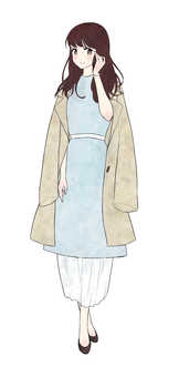 Fashionable woman Fashionable woman