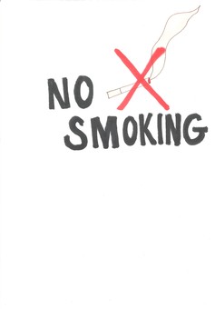 No smoking mark No smoking mark