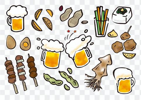 Beer and snacks Beer and snacks