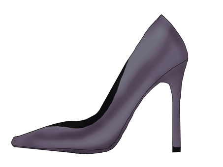 Grayish purple high heels Grayish purple high heels