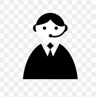 Pictogram (male operator) Pictogram (male operator)