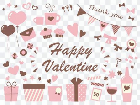 Valentine's material set Valentine's material set