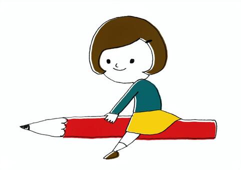 Pencil girl Pencil girl