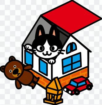 Toy box cat Toy box cat