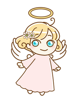 Angel and flannel flower pink Angel and flannel flower pink