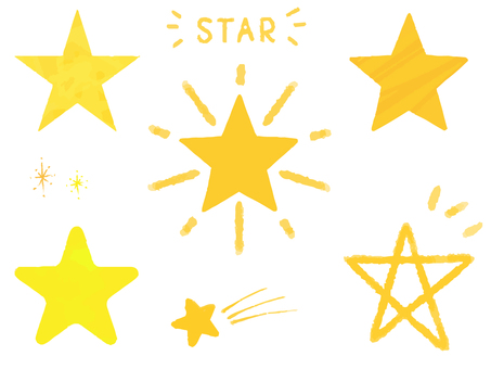 Glitter star set Glitter star set