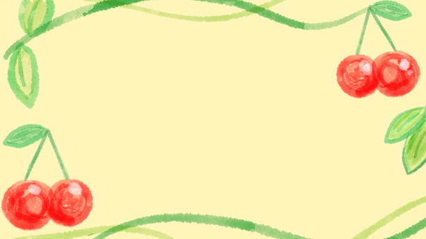 Background cherry frame Background cherry frame