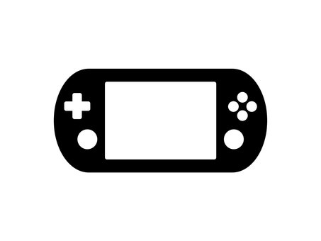 Game console black and white Game console black and white