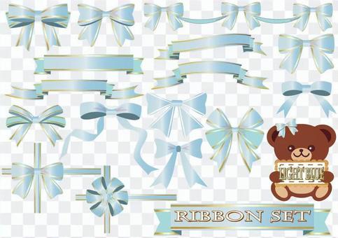 Ribbon set (light blue) Ribbon set (light blue)