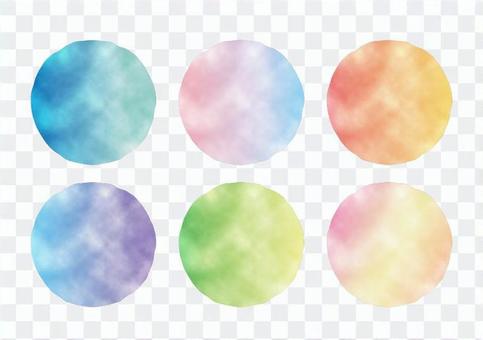 Watercolor frame (gradient) Watercolor frame (gradient)