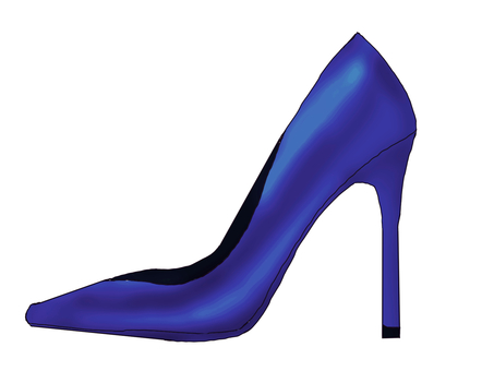 Royal blue high heels Royal blue high heels