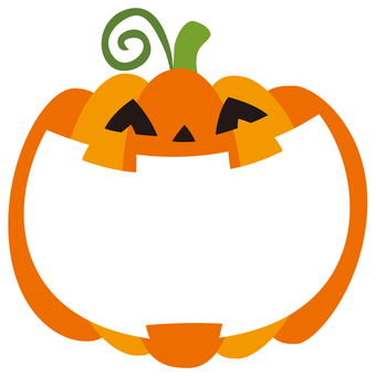 Halloween pumpkin frame-03 Halloween pumpkin frame-03