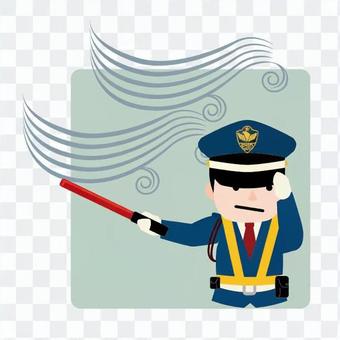 Weather and security guards Weather and security guards