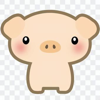 Illustration of child pigs Illustration of child pigs