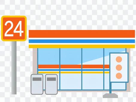 51115. Convenience store building 51115. Convenience store building