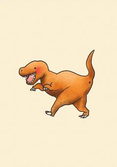 おしりを見せたティラノサウルス おしりを見せたティラノサウルス