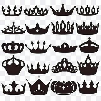 Icon material for the crown worn by the king Icon material for the crown worn by the king