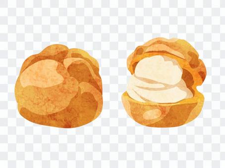 Cookery _ Confectionery _ Cream Pure Water _ Watercolor Cookery _ Confectionery _ Cream Pure Water _ Watercolor