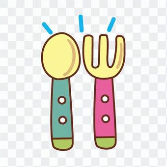 Spoons and forks Spoons and forks