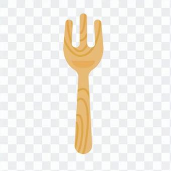 Wooden fork Wooden fork