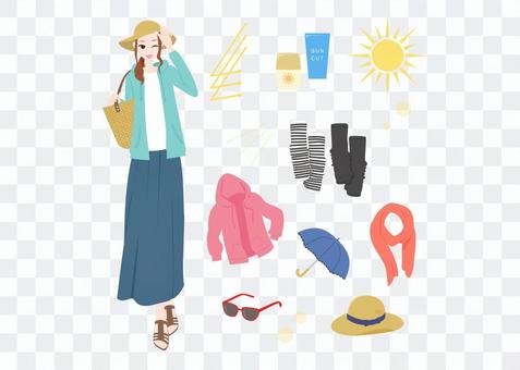 Fashionable women - UV protection Fashionable women - UV protection