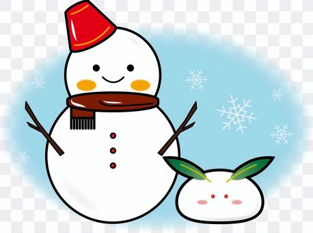 Snowman and Snow rabbit Snowman and Snow rabbit
