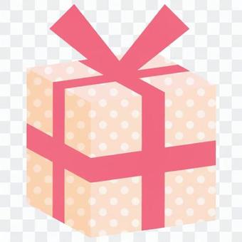 Present box (solid) pink · dot Present box (solid) pink · dot