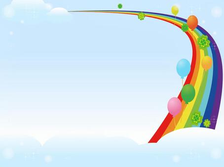 Rainbow decoration frame Rainbow decoration frame