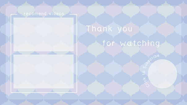 End card material for video distribution End card material for video distribution