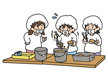 Lunch duty, spills, failures, coordination disorder Lunch duty, spills, failures, coordination disorder