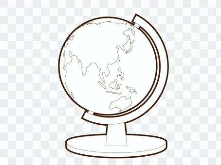 Globe coloring book Globe coloring book