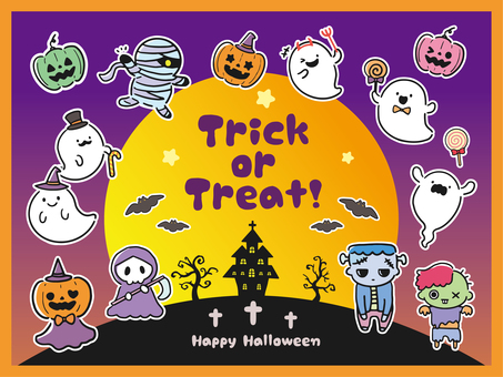 POP Halloween illustrations POP Halloween illustrations